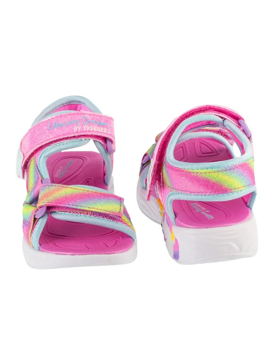 Сандалии SKECHERS 'Skechers Unicorn Dreams Sandal - Dreamy Unicorns' розового цвета — фото 4