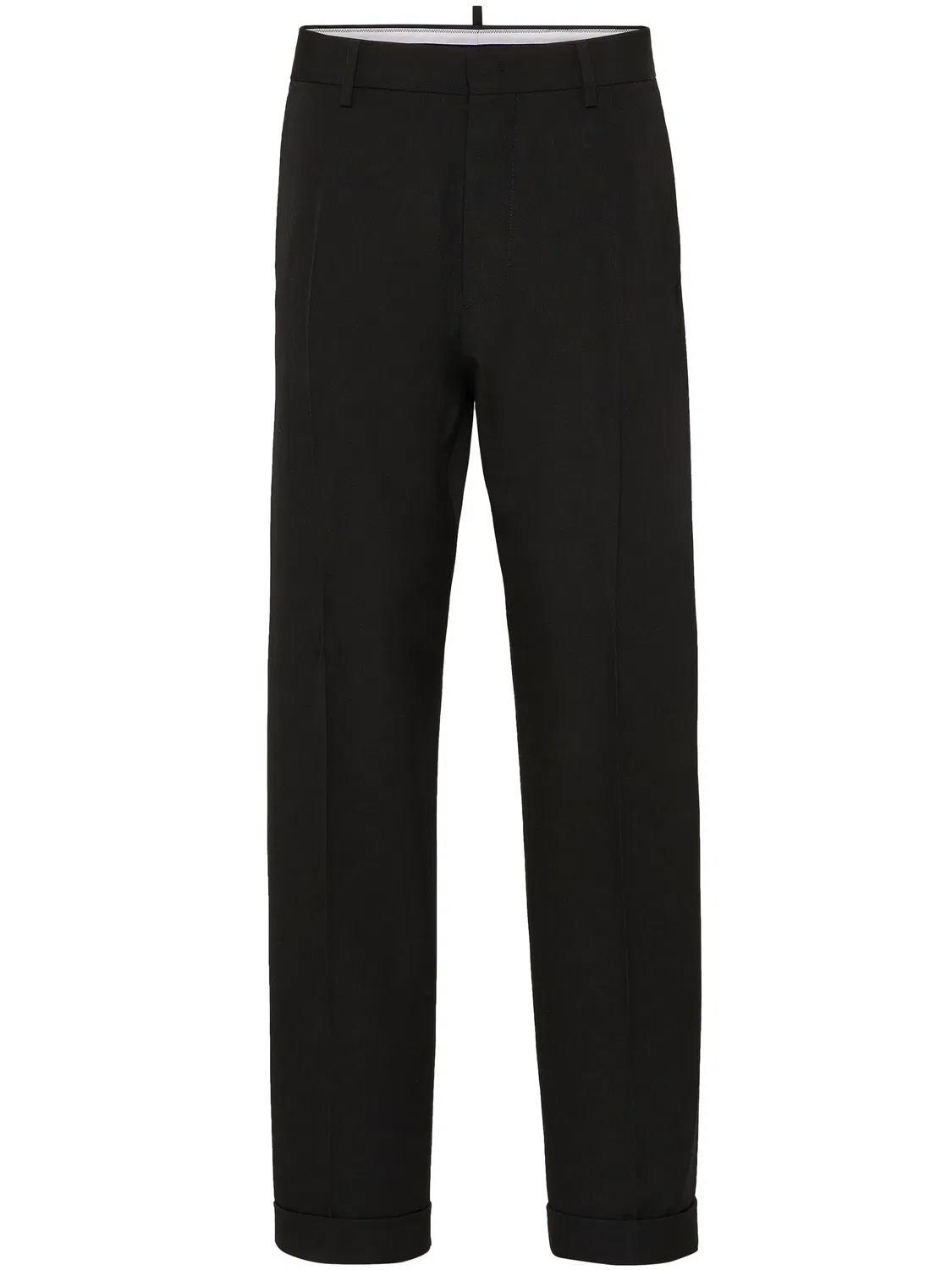 Прямые брюки с подкладкой DSQUARED2, черный