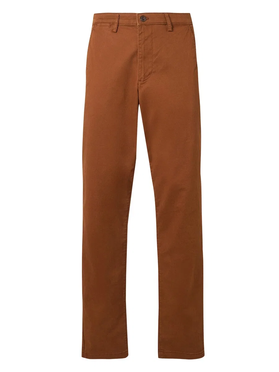 Брюки-чиносы GAP Slim fit 'ESSENTIAL' цвета коньяк