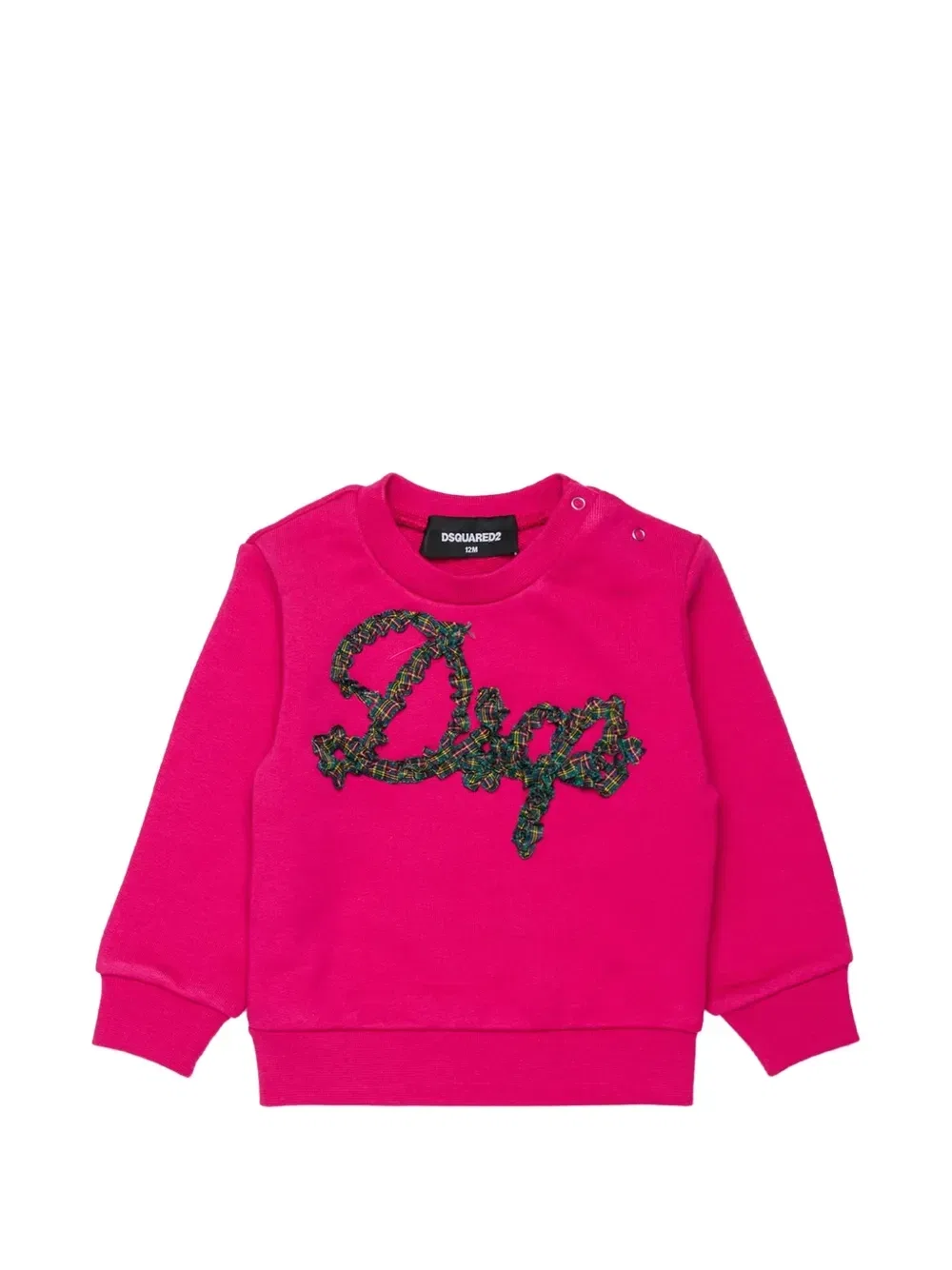 Толстовка с логотипом Dsquared2 Kids, розовый