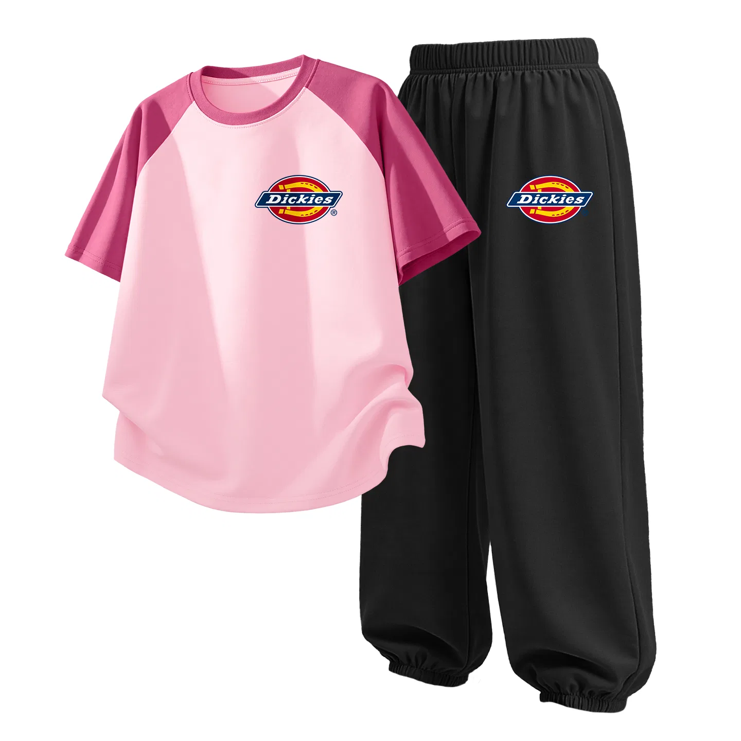 Детский спортивный костюм с логотипом S Logo Dickies, Berry Pink/Black