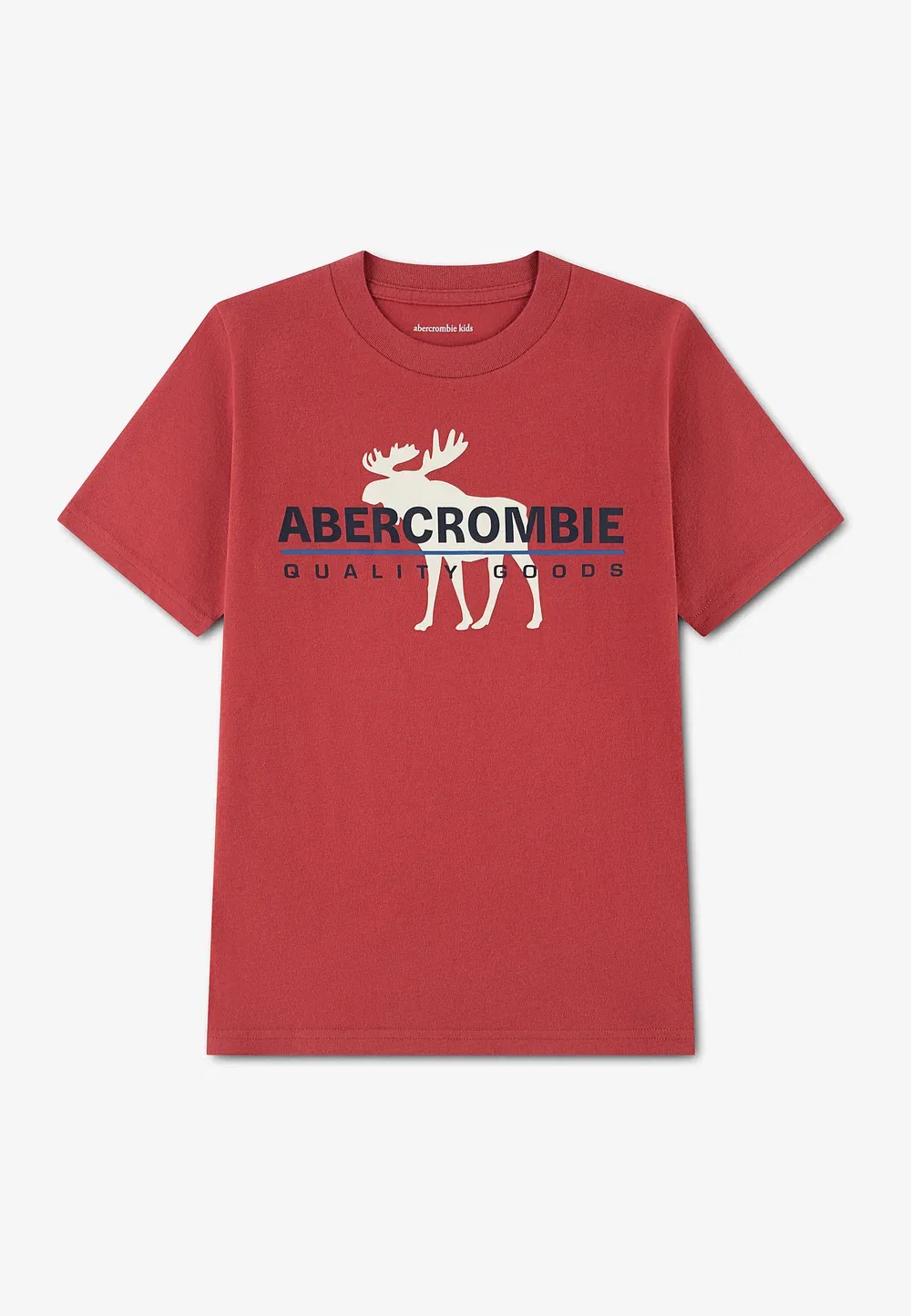 Футболка с логотипом Core - футболка с принтом Abercrombie & Fitch, Garnet Rose