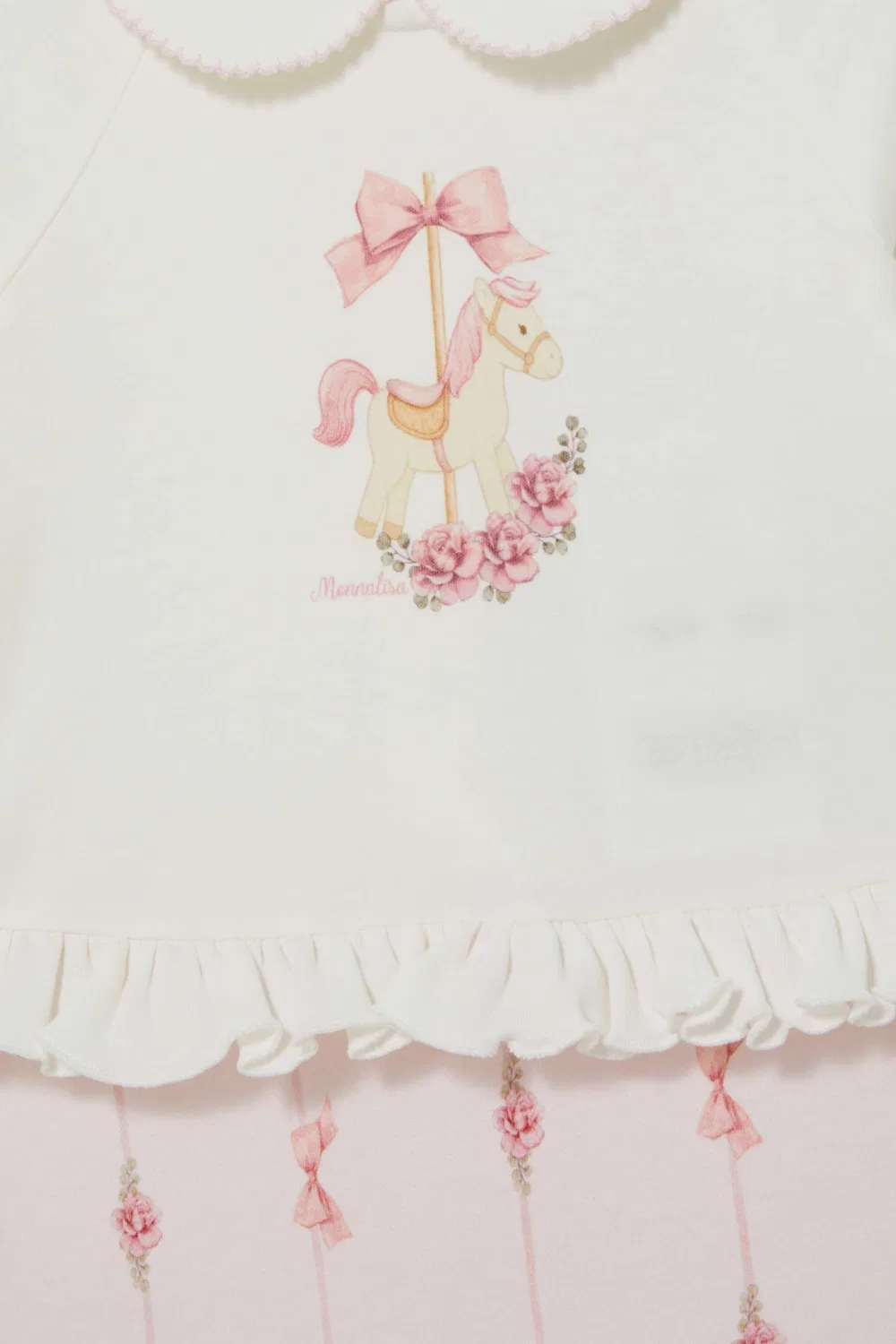 Комплект детский с шапочкой Sleepsuit & Beanie Set Monnalisa — фото 3