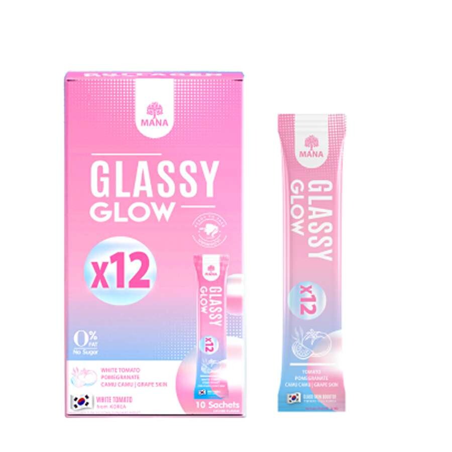 

Добавка Mana Glassy Glow Сияющая кожа, 10 саше