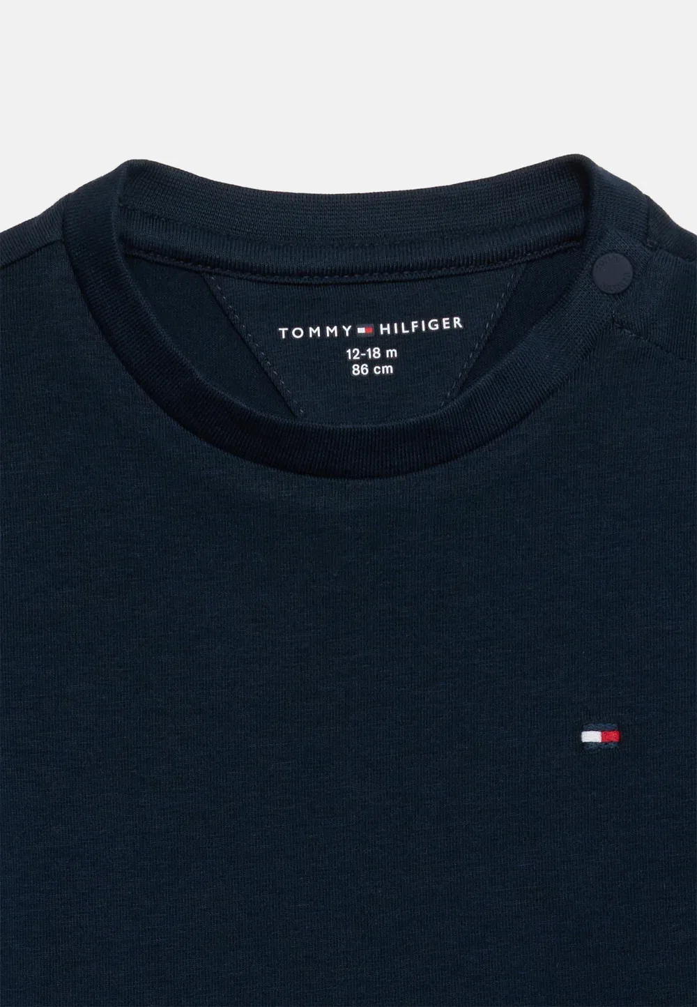 Комплект из двух футболок в полоску унисекс с длинными рукавами Tommy Hilfiger, Sky Blue Stripes — фото 4