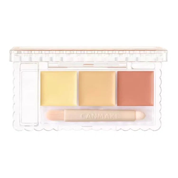 Консилер Tri-Color Concealing Cream, CANMAKE, Orange Red Beige