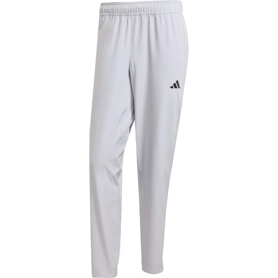 Спортивные штаны с зауженными штанинами и карманами на молнии adidas Performance JW2506 Train Essentials Training Pants, Серый — фото 3