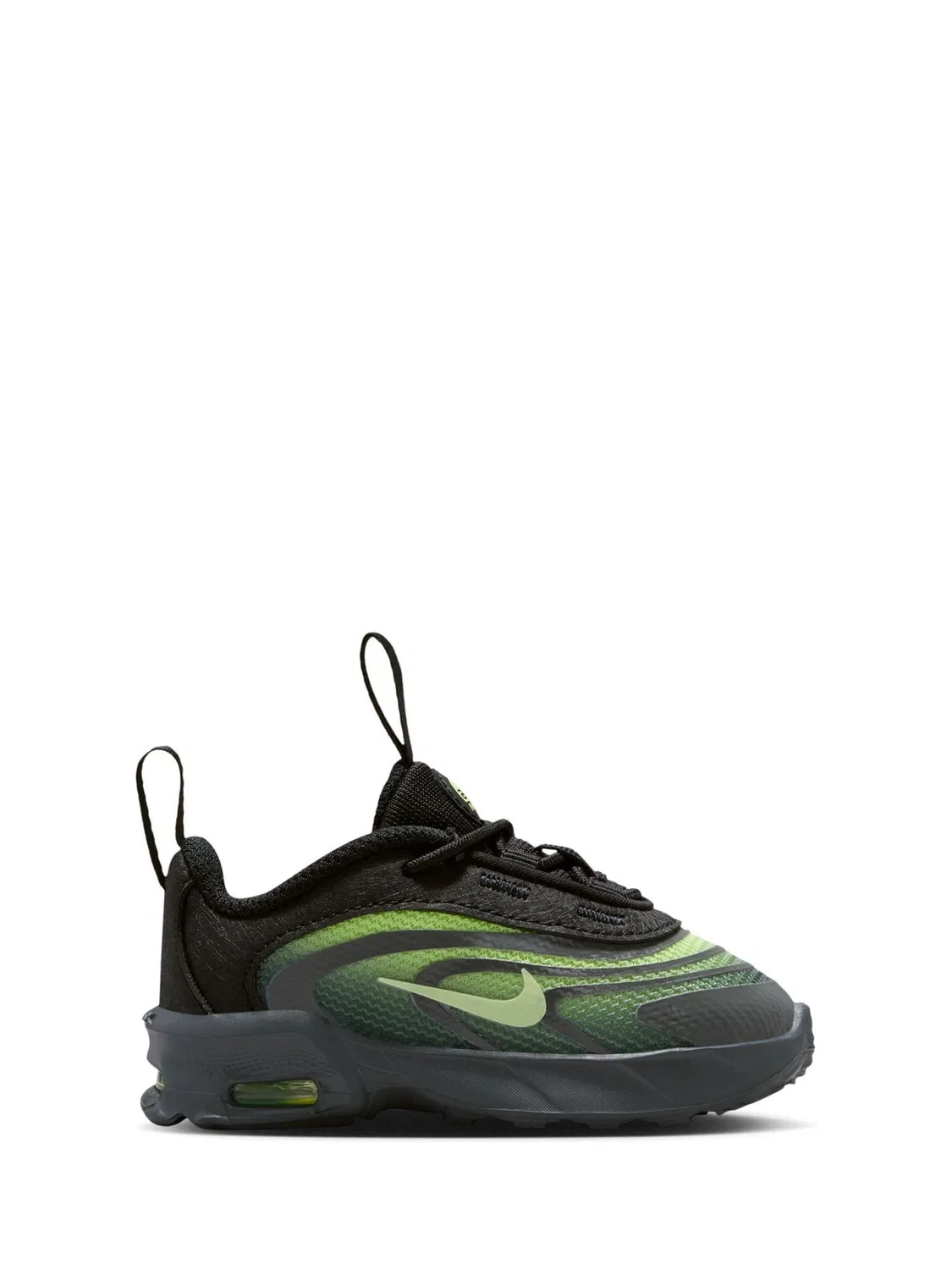 Кроссовки детские Air Max Fire Nike, черно-желтые — фото 3