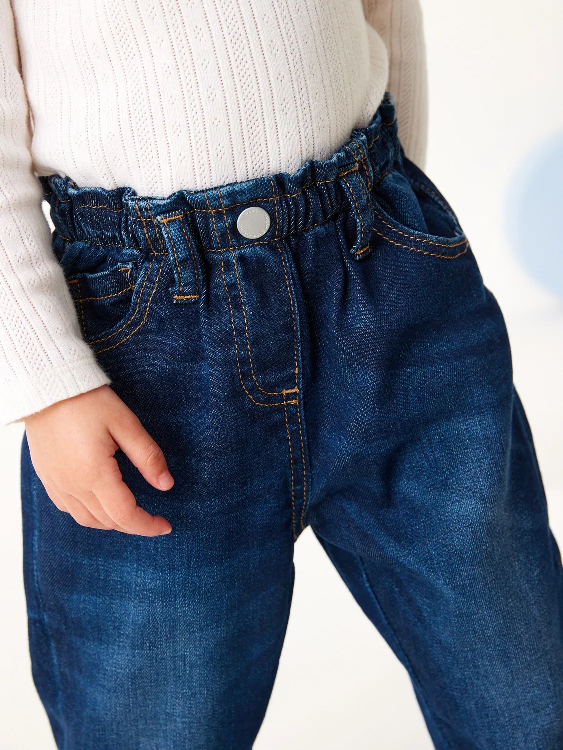 Джинсы Mom Jeans, темная стирка Next, Denim Dark Wash — фото 4