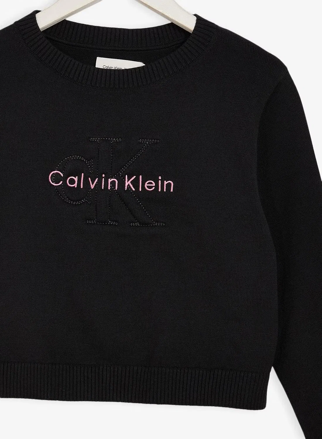 Свитшот с принтом Youth graphic Calvin Klein Jeans, черный — фото 4
