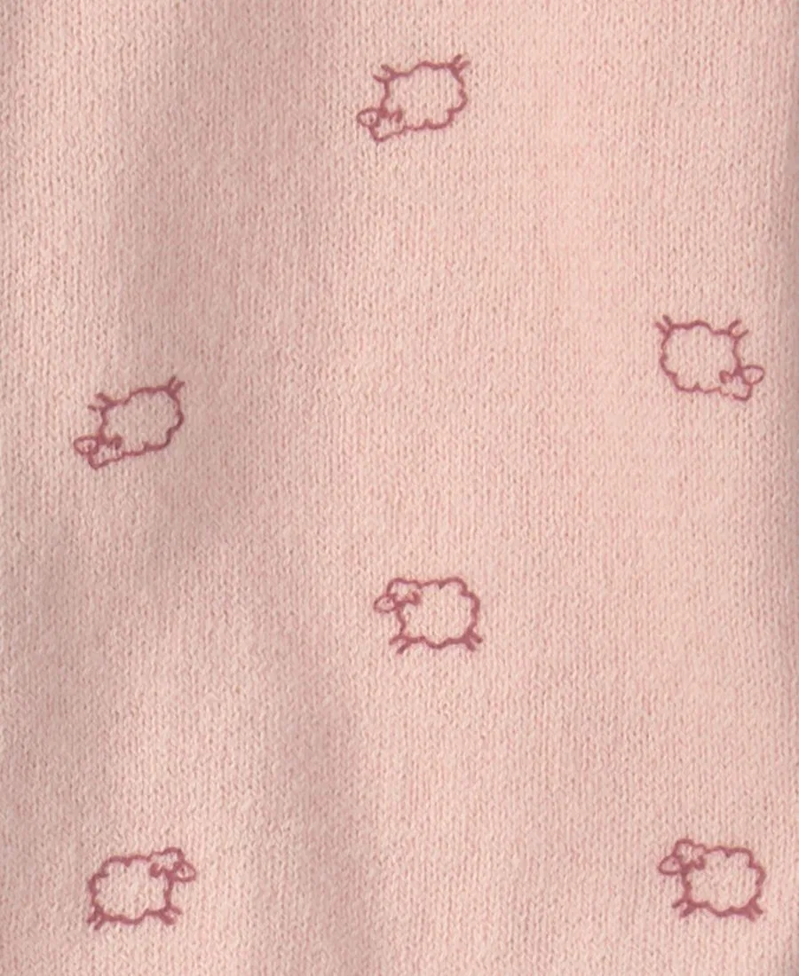 Комплект из свитера и брюк с принтом овец Carter's, Pink — фото 3