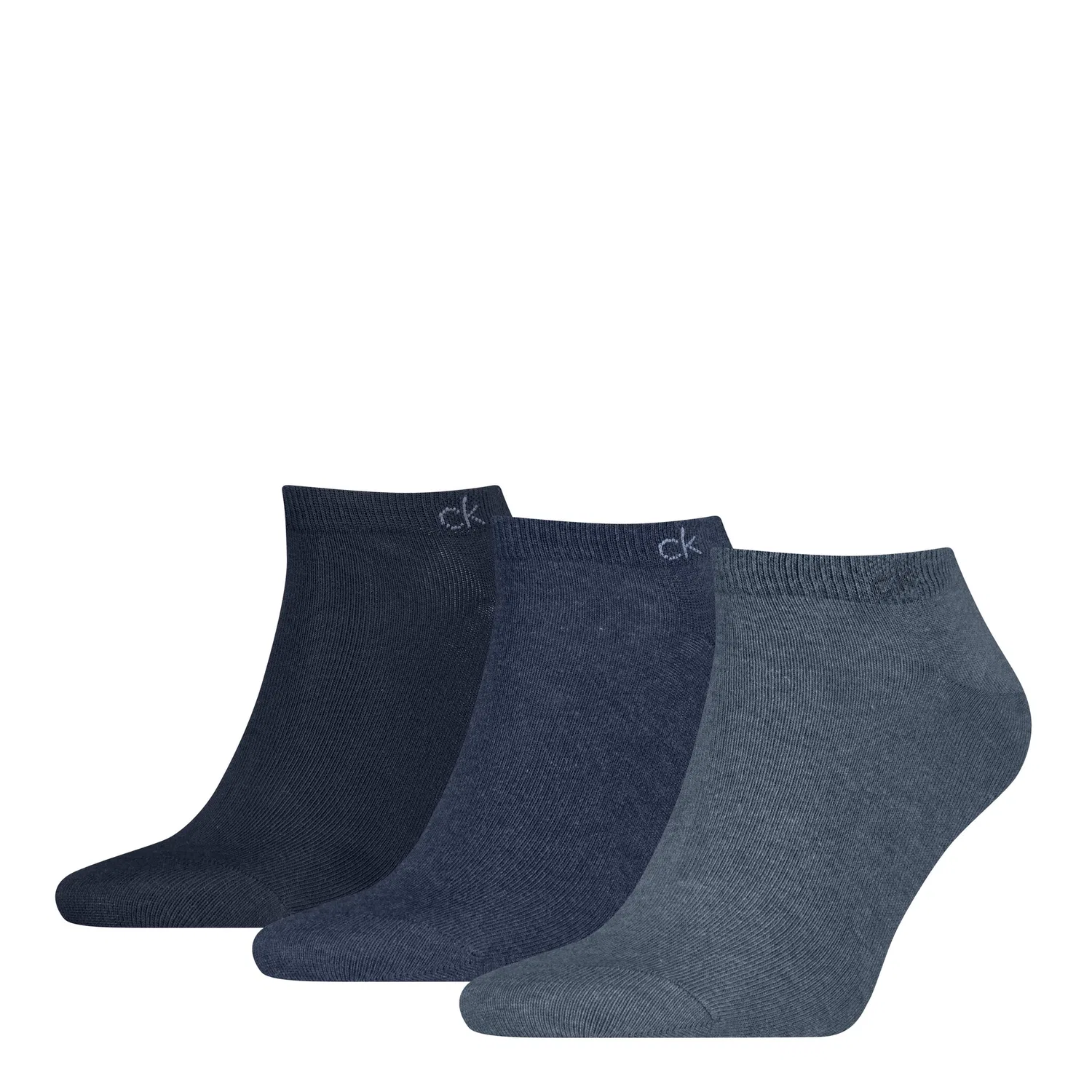 Мужские короткие носки-сникеры Calvin Klein, Denim