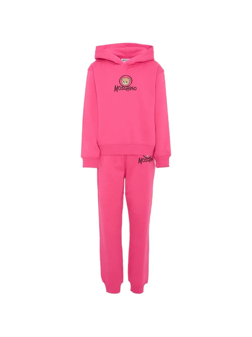 Спортивный костюм с логотипом «Медвежонок» Moschino Kids, розовый