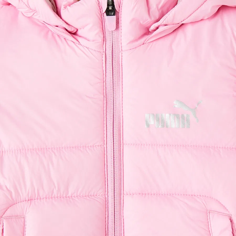 Детский пуховик с капюшоном Puma Minicats HD Padded, Синий — фото 2