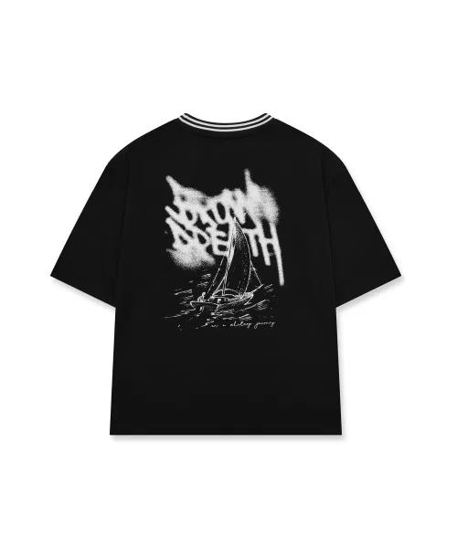 Детская футболка с быстросохнущей тканью BROWNBREATH KIDS, Black — фото 2