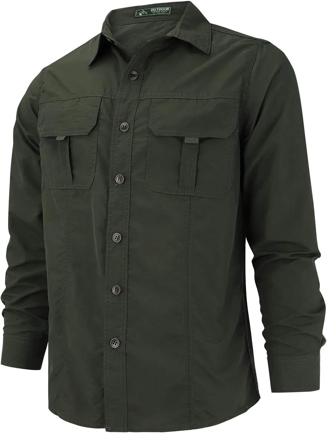 Мужская рубашка с длинным рукавом, Cargo Work Shirts, Jn — фото 2