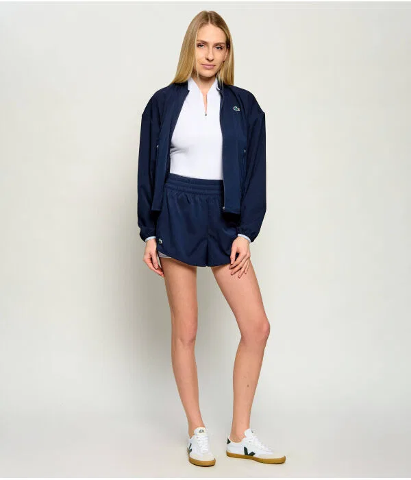 Шорты женские Lacoste Regular Fit, Blu Marino — фото 2