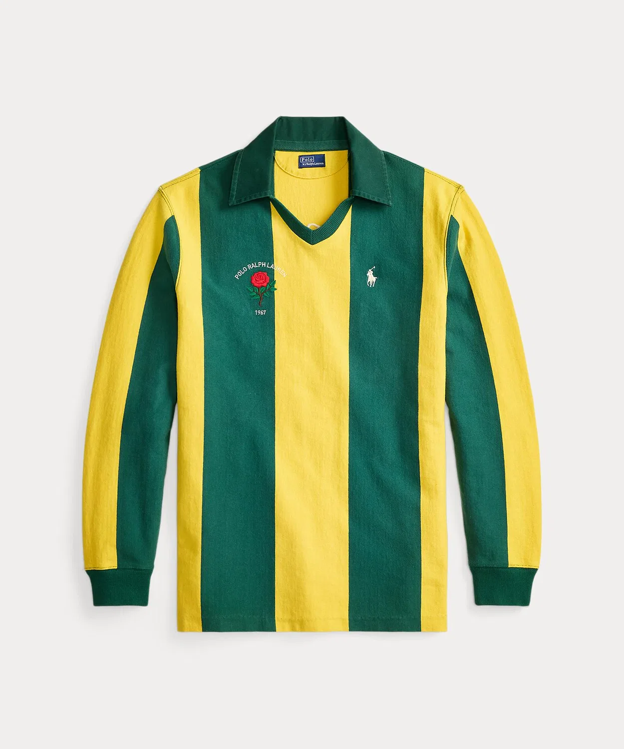 Женская футболка-поло оверсайз с вышивкой Polo Ralph Lauren, Мульти — фото 2