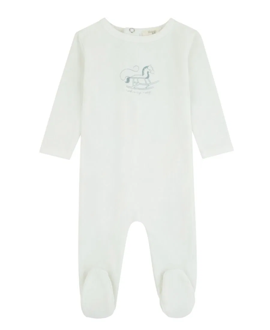 Боди-комбинезон с длинным рукавом Rocking Horse NoggiWear, Cream