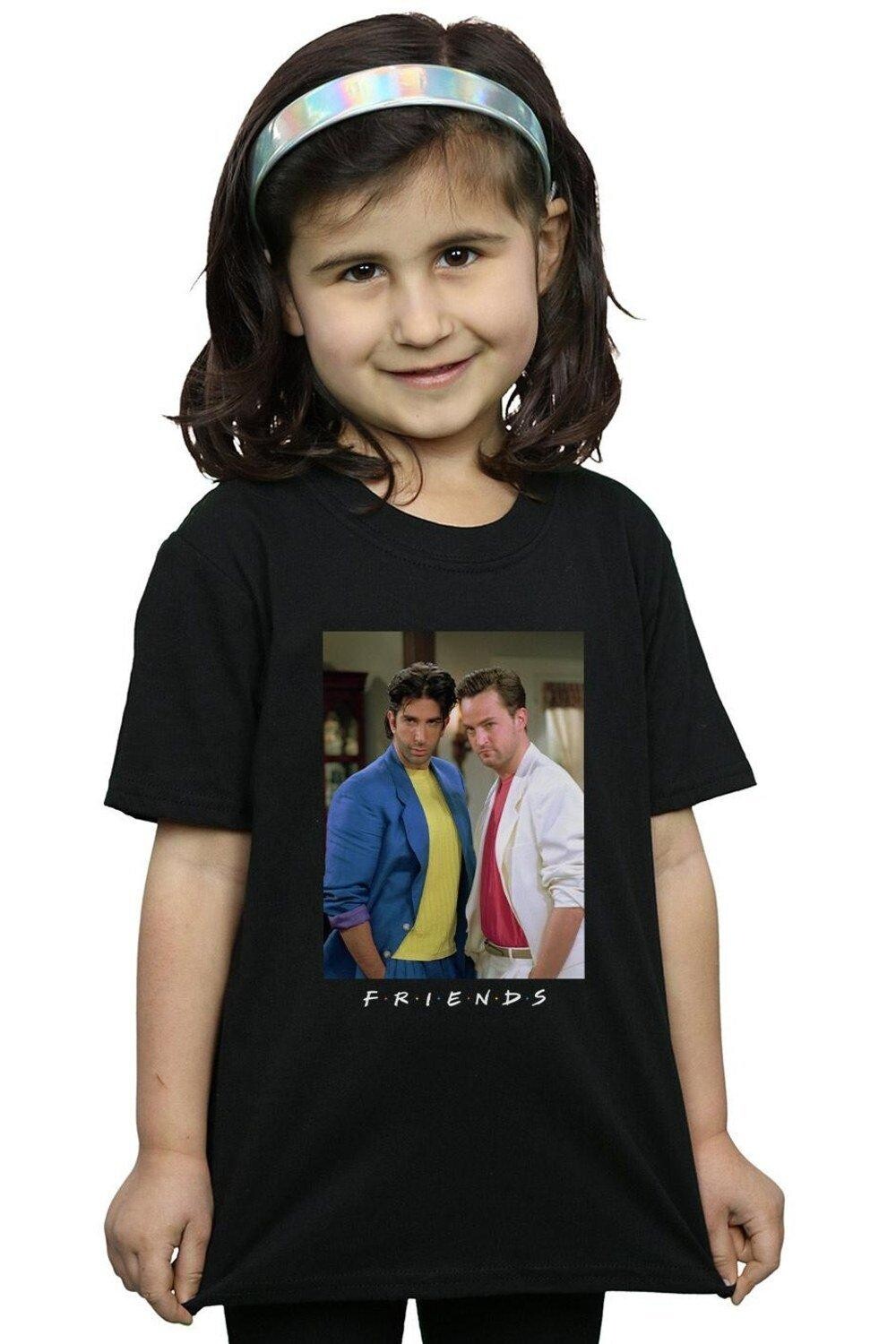 

Хлопковая футболка Ross And Chandler College Friends, черный