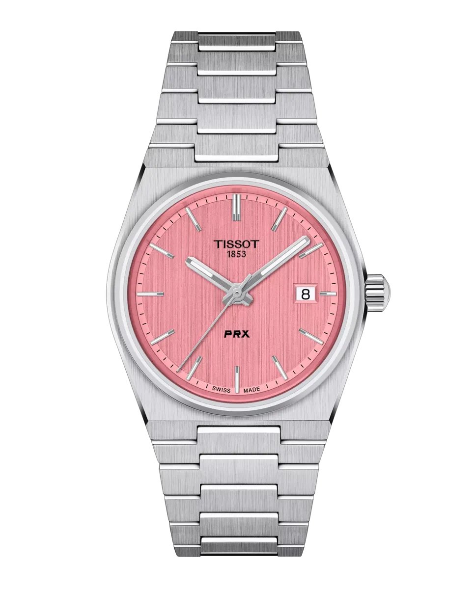 

PRX коллекция женские часы розовый кварц Tissot, серебряный