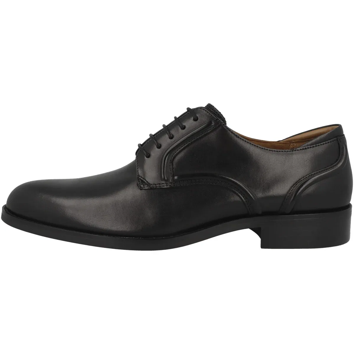 Сна́ренные туфли из гладкой кожи, Clarks, черный