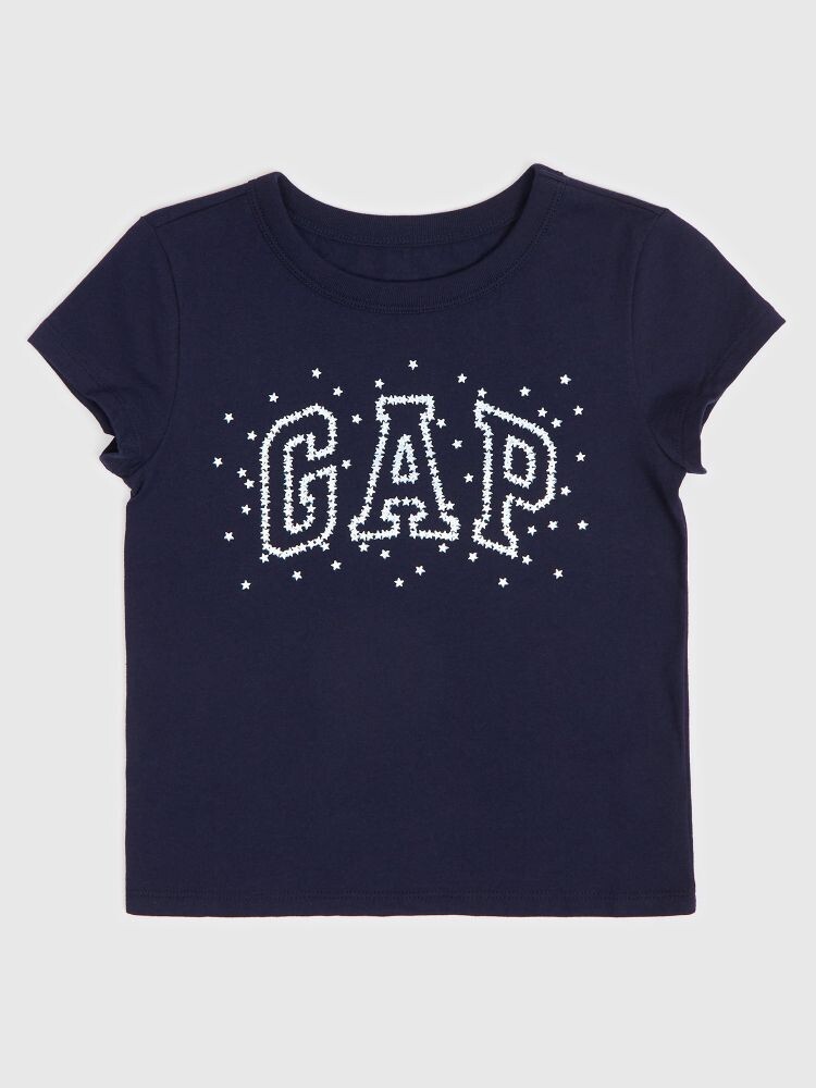 

Детская футболка с логотипом Gap, синий