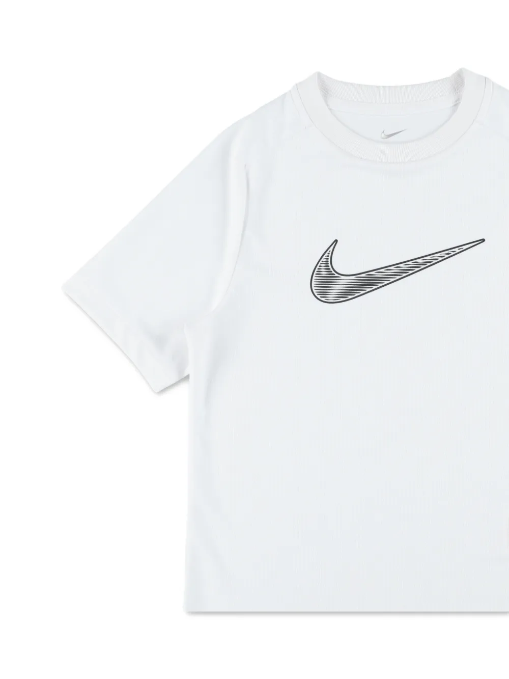 Футболка с логотипом Nike Kids, белый — фото 3
