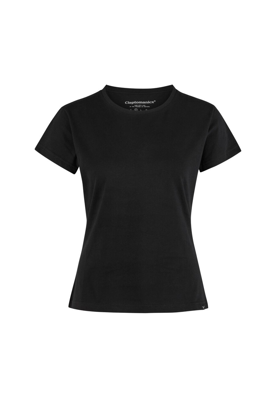 

Рубашка Cleptomanicx Slim Tee Ligull Slim, черный