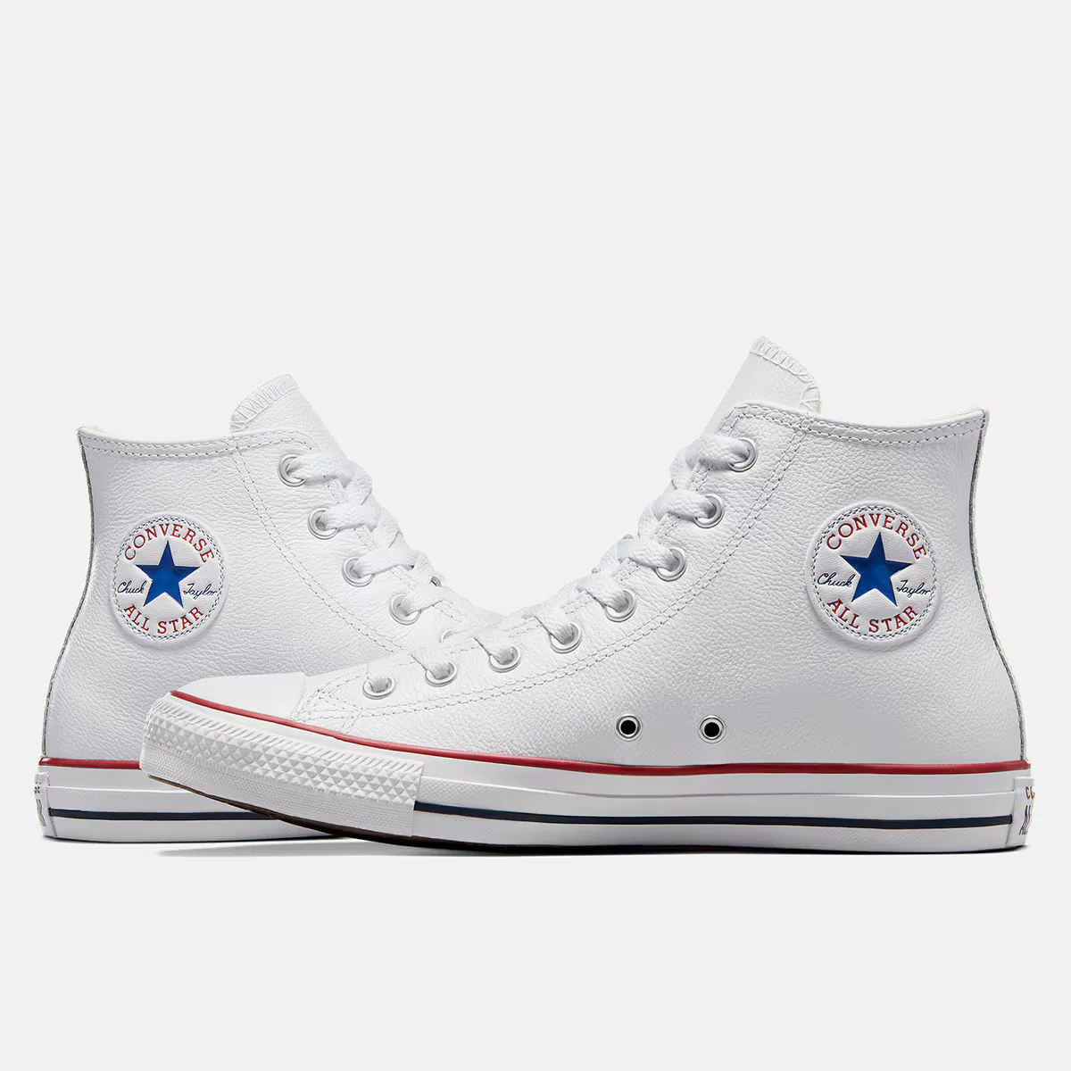 Повседневные кроссовки унисекс Chuck Taylor All Star High Leather Converse, белый — фото 2