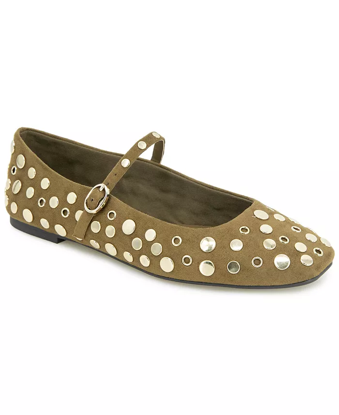 Женские балетки Jasper Stud Kenneth Cole New York, зеленый