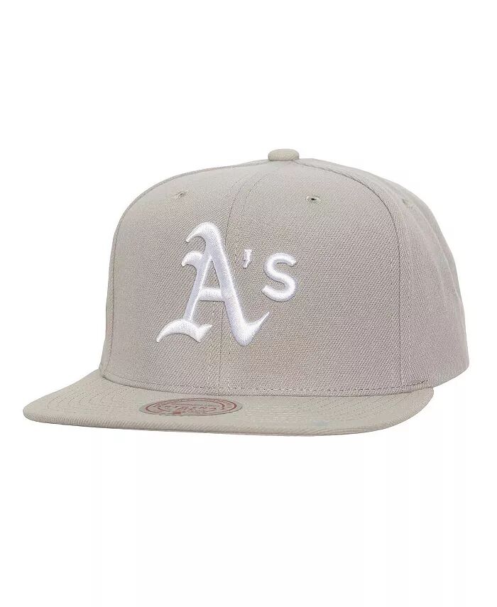 

Мужская серая кепка Oakland Athletics Snapback Mitchell & Ness