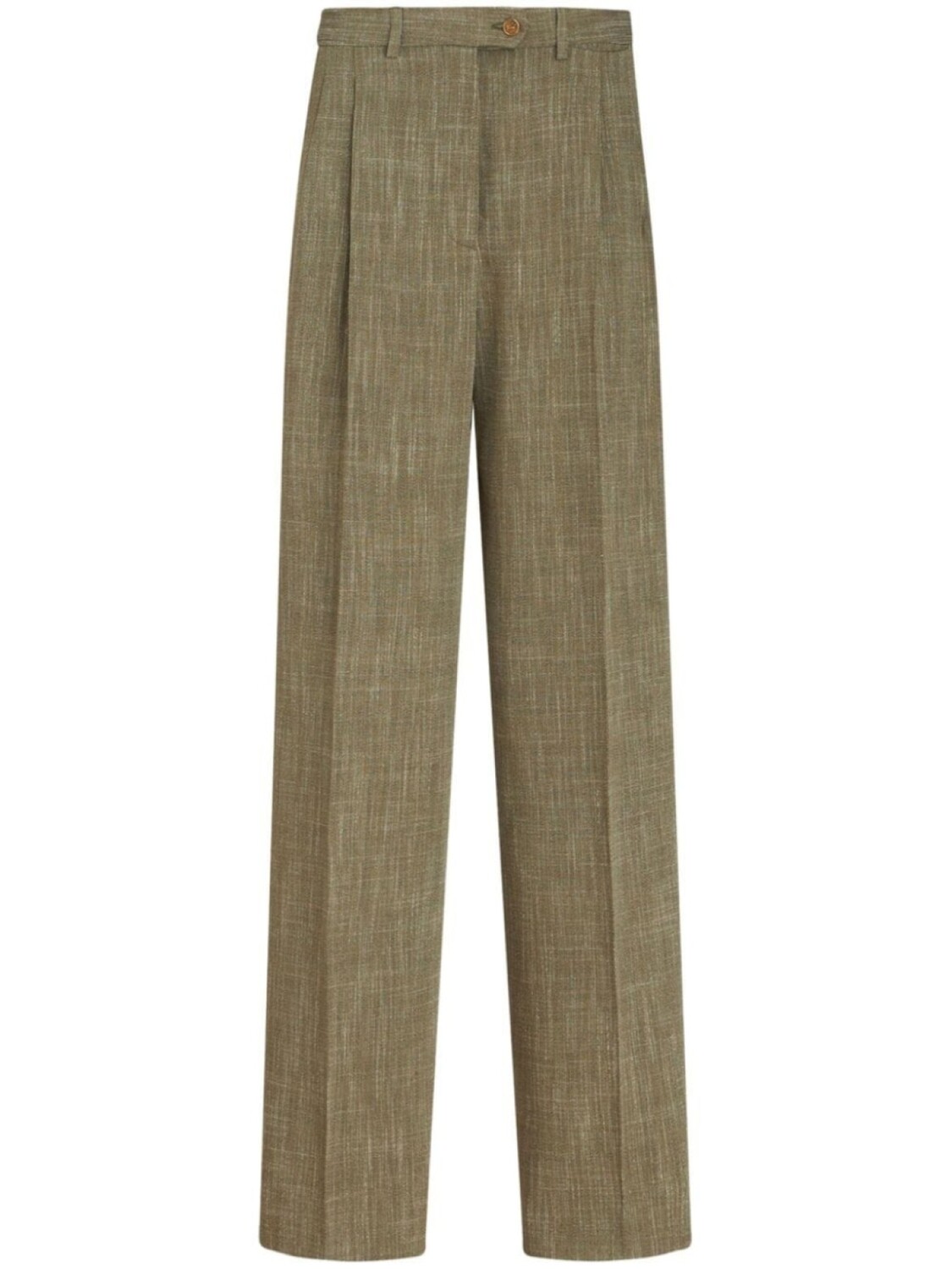 

ETRO брюки широкого кроя, зеленый