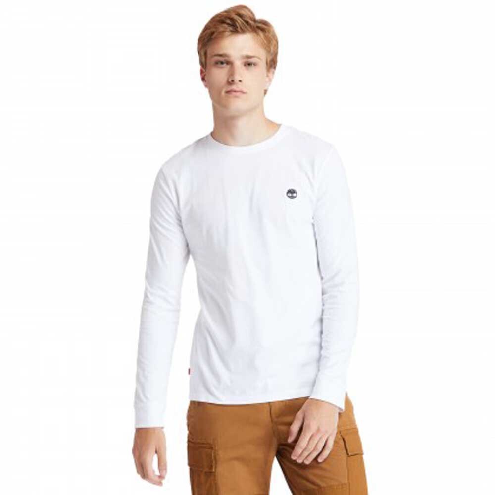 

Лонгслив Timberland Dunstan River Crew Slim, белый