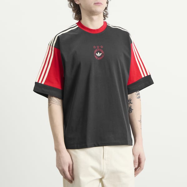 Футболка с панельной графикой Adidas, utility черный — фото 2