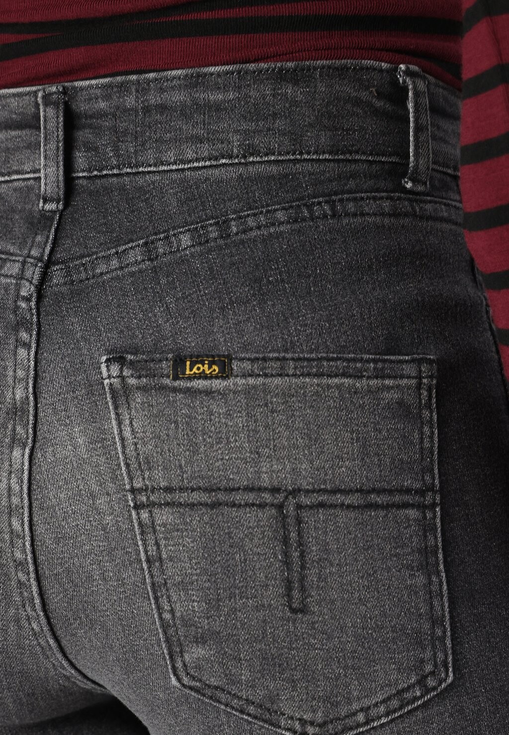 

Джинсы свободного кроя RACHEL LOIS Jeans, черный деним