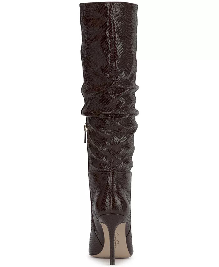 Женские сапоги Ohena Tall Stiletto с расслабленным силуэтом Jessica Simpson, коричневый — фото 3