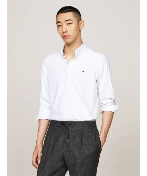 

Рубашка Slim fit Tommy Hilfiger, белый