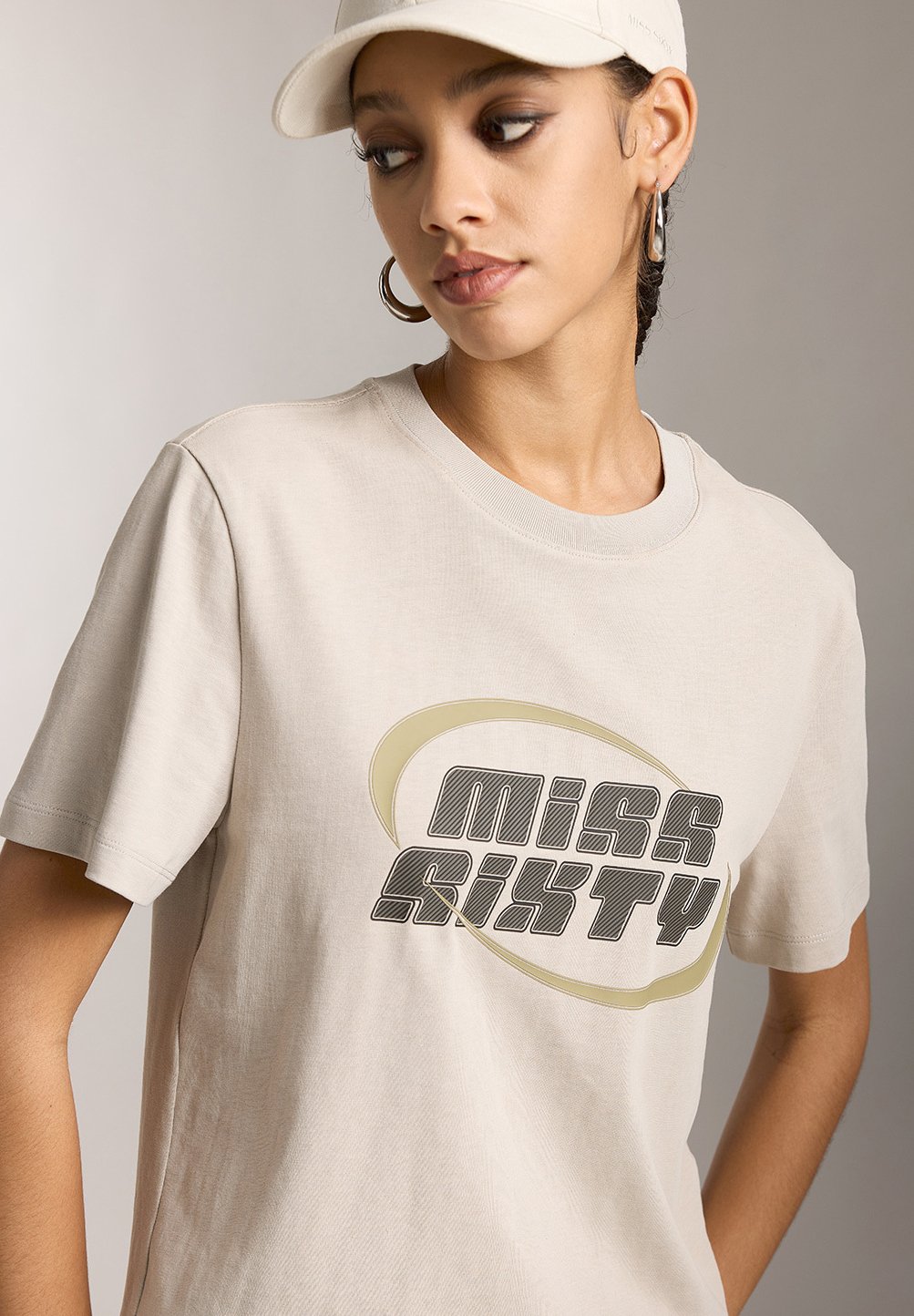 

Футболка с принтом Miss Sixty, зеленый