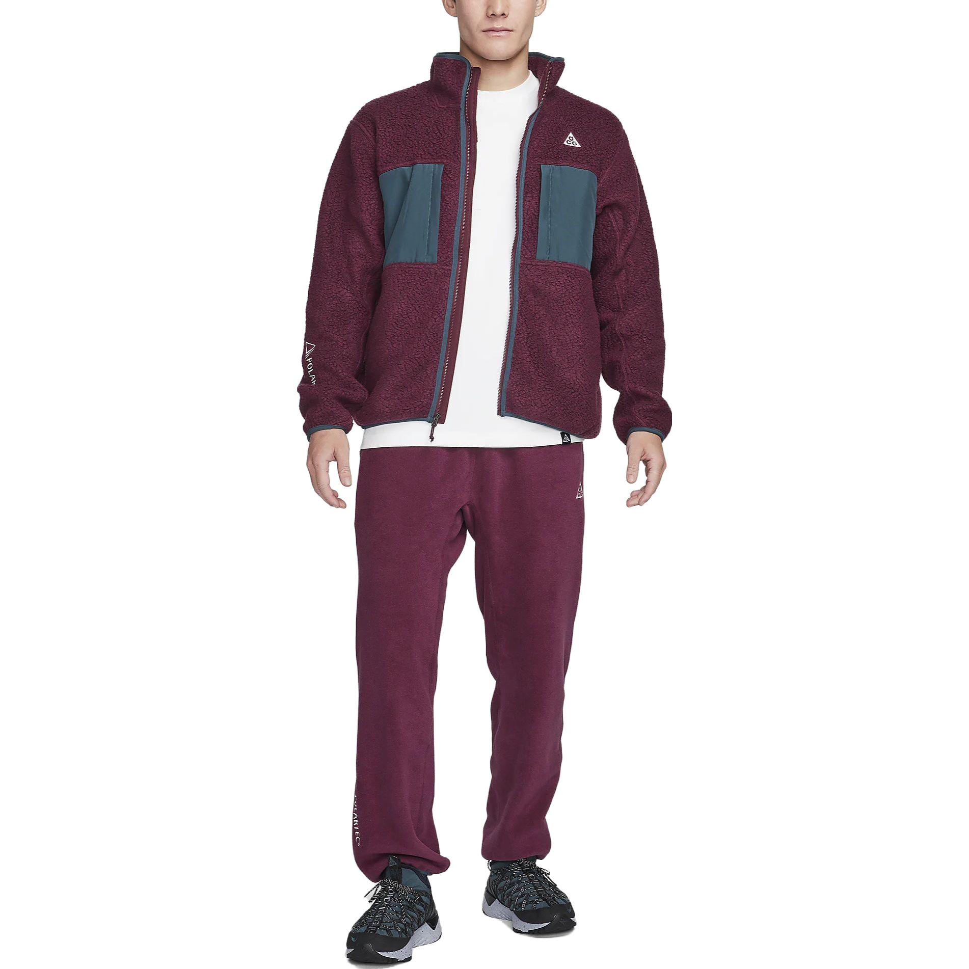 Nike Куртка ACG для мужчин в тёмно-красном цвете, Dark Red — фото 4