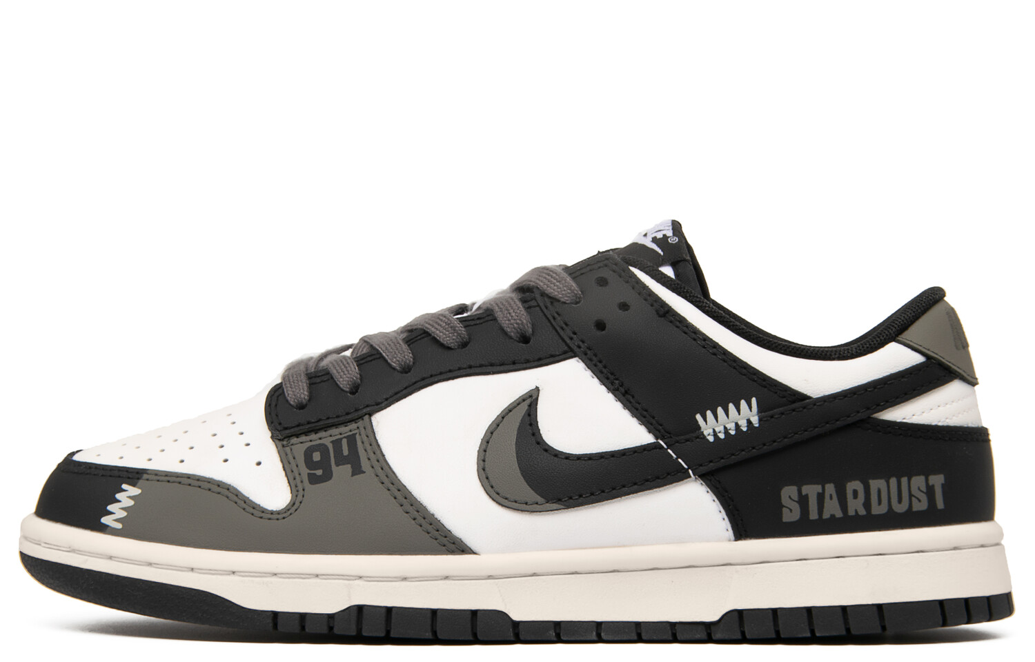 

Кроссовки Nike Dunk Skateboarding Shoes Women's Low-top Black Brown White, черный