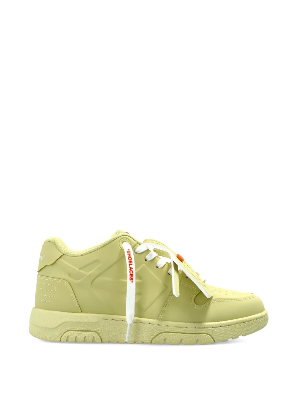 Кожаные кроссовки Out Of Office Off-White, желтый