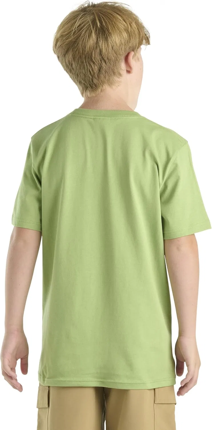 Футболка с карманом Carhartt для детей, Bright Light Green — фото 2