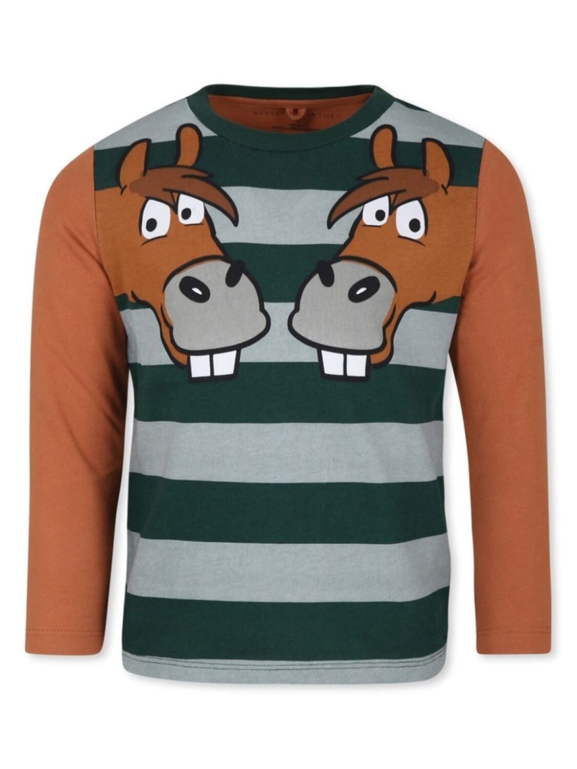 

Stella McCartney Kids футболка с графическим принтом, зеленый