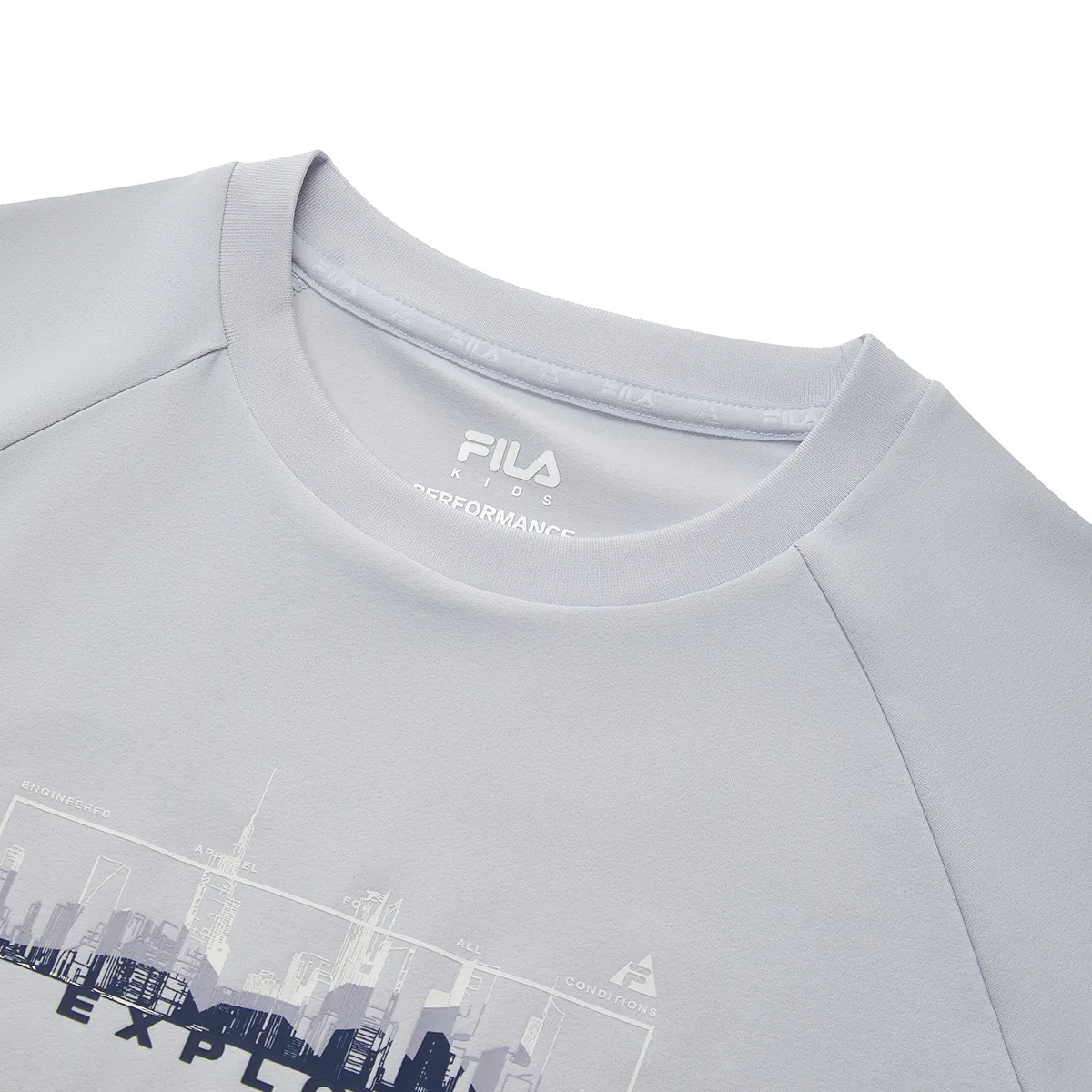 Футболка Moon Gray Kids' FILA KIDS — фото 4