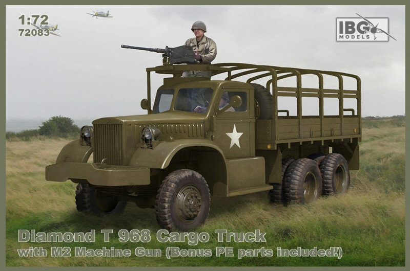 

IBG, Грузовой автомобиль Diamond T968 с пулеметом M2 (GXP-747532), пластиковая модель IBG Models