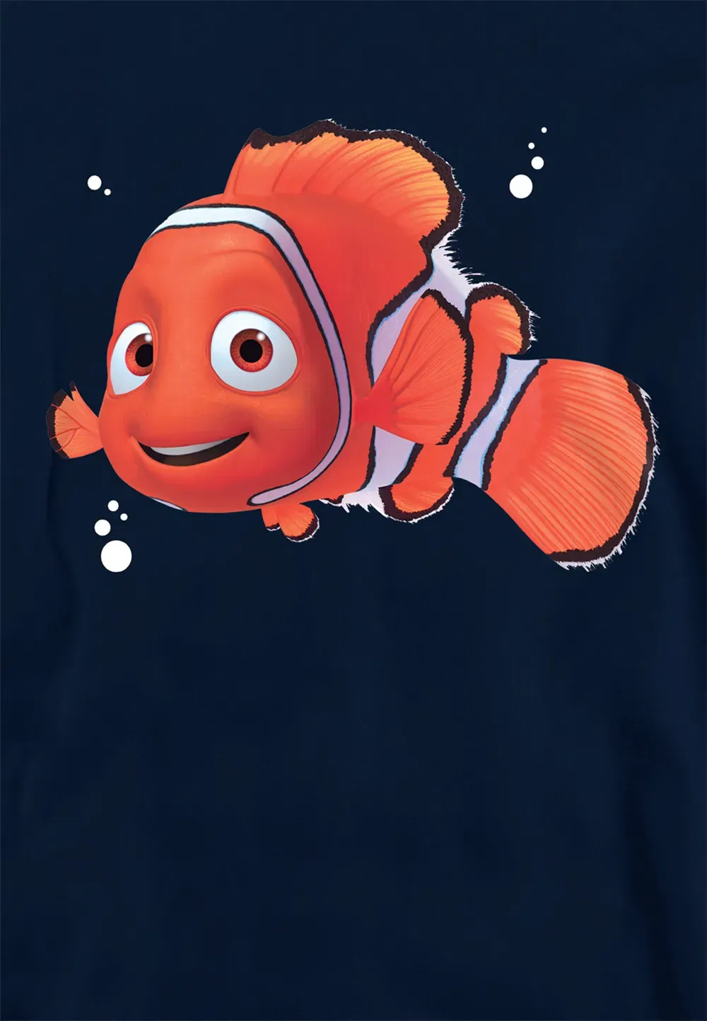 Детский худи с принтом Finding Nemo Disney, темно-синий — фото 2