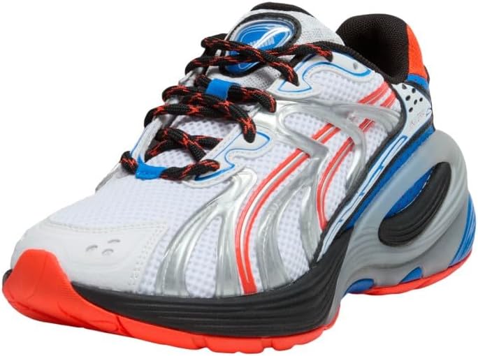 Детские кроссовки Puma Unisex-Child Inverse (для малышей и детей постарше), белый/черный/синий/красный — фото 2