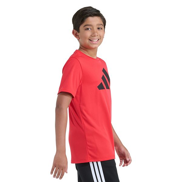Футболка с коротким рукавом для мальчиков 8-20 Adidas, Red — фото 4
