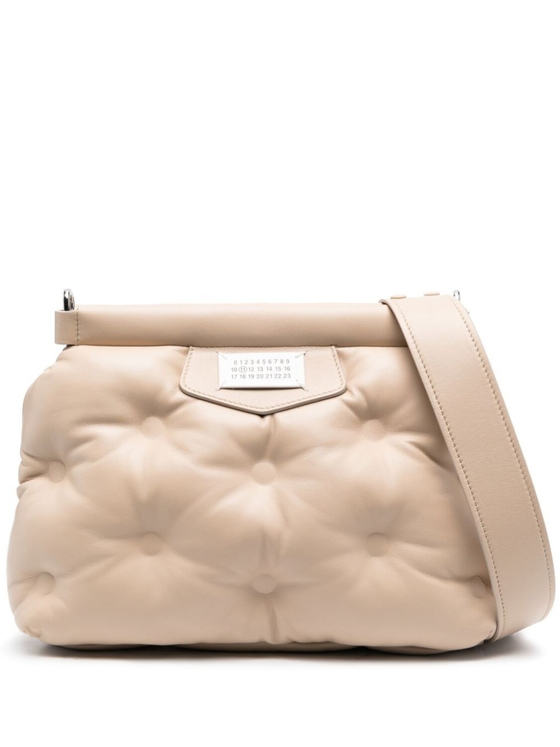 

Маленькая сумка Maison Margiela Glam Slam Classique, нейтральный цвет